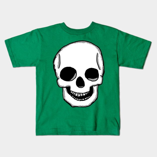 Skull Graphic Kids T-Shirt by Eric03091978